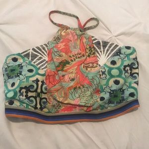 Maaji high neck swim top XL